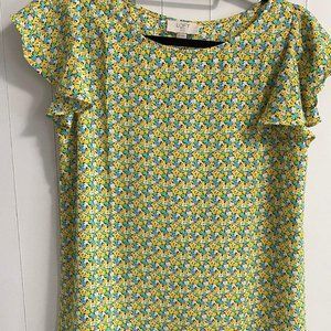 NWT Loft Outlet Petite Floral Blouse